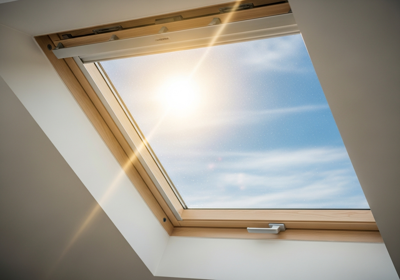 Velux roof window installation